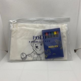 ポロラルフローレン(POLO RALPH LAUREN)のポロ　塗り絵巾着袋　布用マーカー(バッグ)