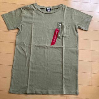 アナップガール(ANAP GiRL)のANAP GIRL  女児Tシャツ　Sサイズ（145〜155）カーキ色(Tシャツ/カットソー)