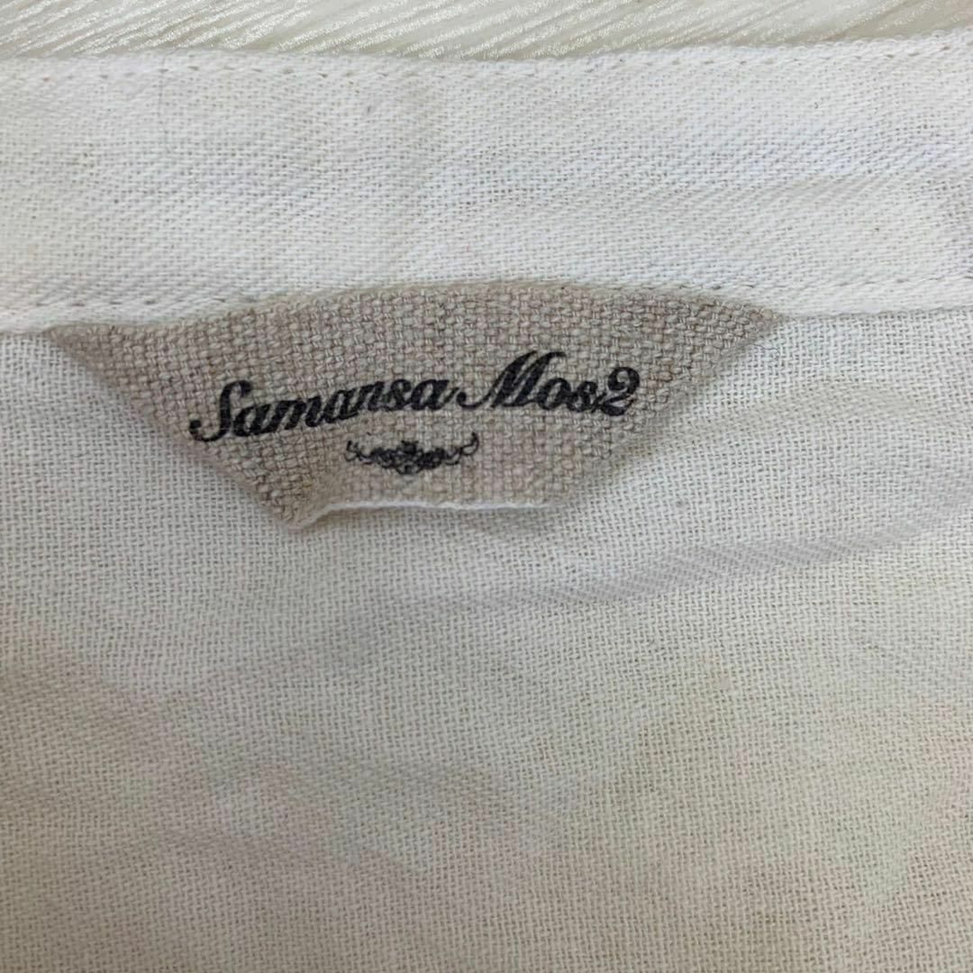 SM2(サマンサモスモス)のsamansamos2 コットンシャツ　ワンピースチュニック　size FREE レディースのワンピース(ひざ丈ワンピース)の商品写真
