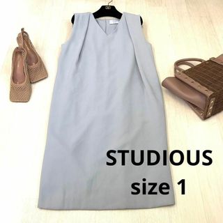 ステュディオス(STUDIOUS)のSTUDIOUS ノースリーブワンピース　size XS(ひざ丈ワンピース)