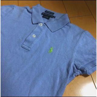 ポロラルフローレン(POLO RALPH LAUREN)のラルフローレンライトブルースキニーポロ(ポロシャツ)