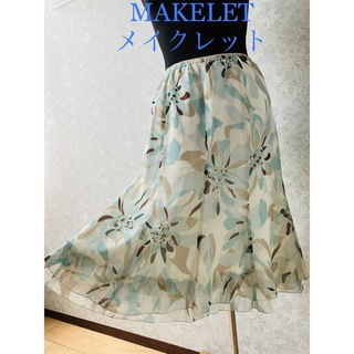 メイクレット(MAKELET)のMAKELET メイクレット レディース スカート Ｌサイズ(ひざ丈スカート)
