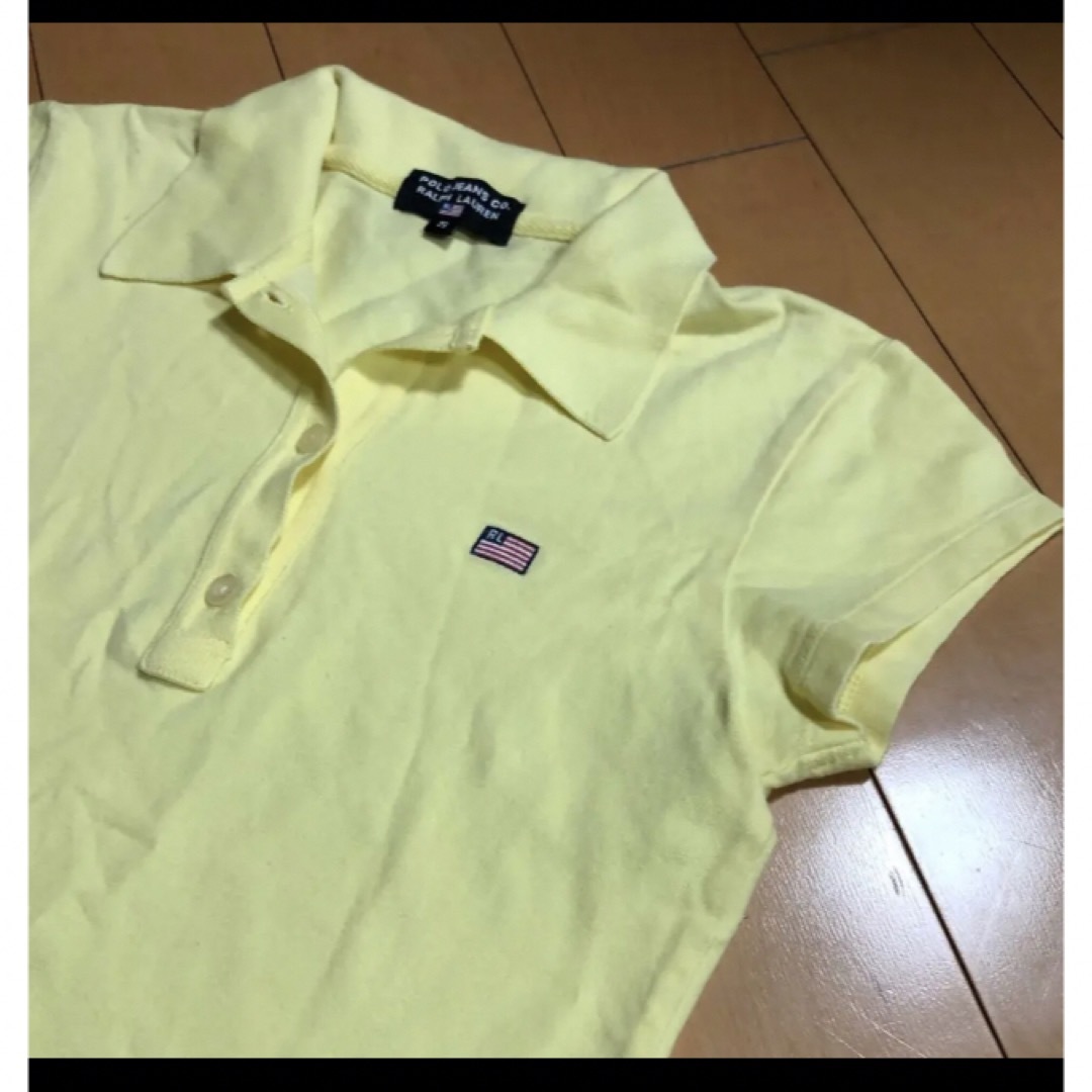 POLO RALPH LAUREN(ポロラルフローレン)のラルフローレンポロジーンズライトイエローポロ レディースのトップス(ポロシャツ)の商品写真