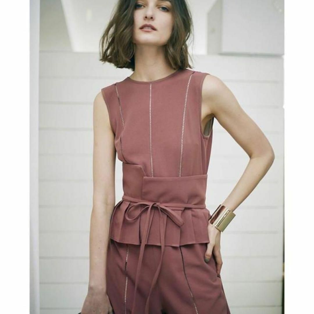 アメリヴィンテージ PLEATS WIDE BELT ROMPERS