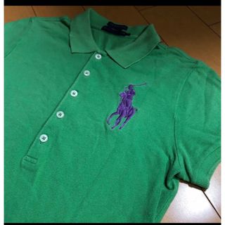 ポロラルフローレン(POLO RALPH LAUREN)のラルフローレングリーンビックロゴポロ(ポロシャツ)