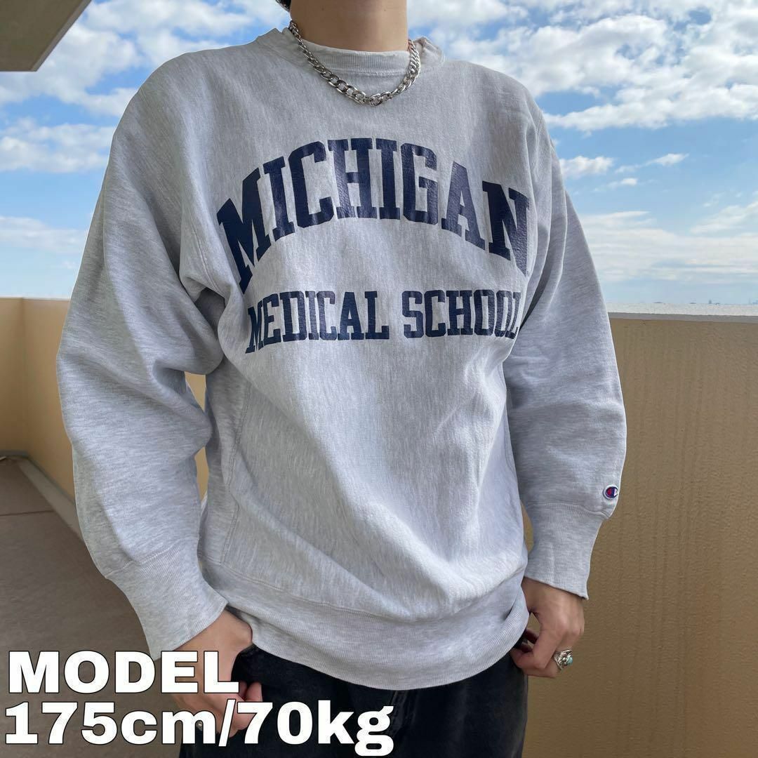 90s champion チャンピオン MICHIGAN リバースウィーブ XL