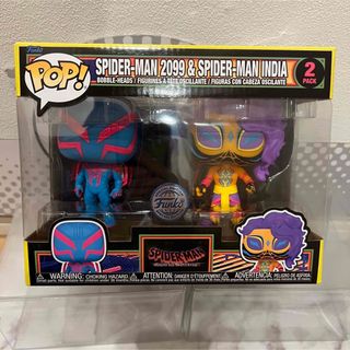 マーベル(MARVEL)のレアFUNKO POP! スパイダーバース2 ミゲル&インディア　ブラックライト(SF/ファンタジー/ホラー)