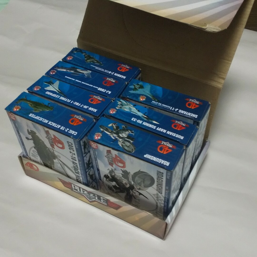 ② 4D PUZZLE FIGHTER MODEL 戦闘機プラモデル 7個セットの通販 ② 4D PUZZLE FIGHTER MODEL 戦闘機プラモデル 7個セットの通販