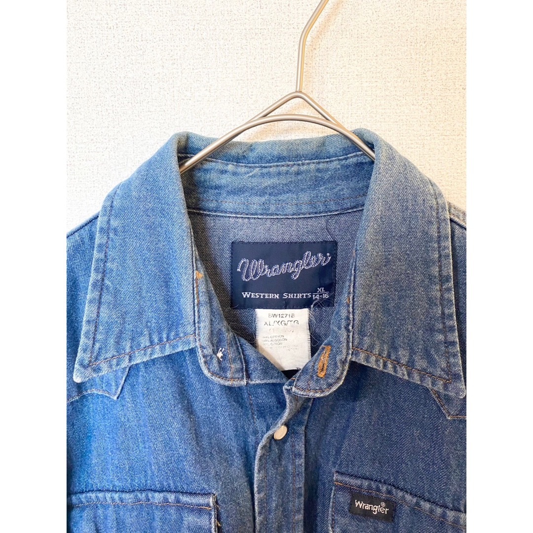 Wrangler(ラングラー)のラングラー　ウェスタンシャツ　古着　90s ビンテージ メンズのトップス(シャツ)の商品写真