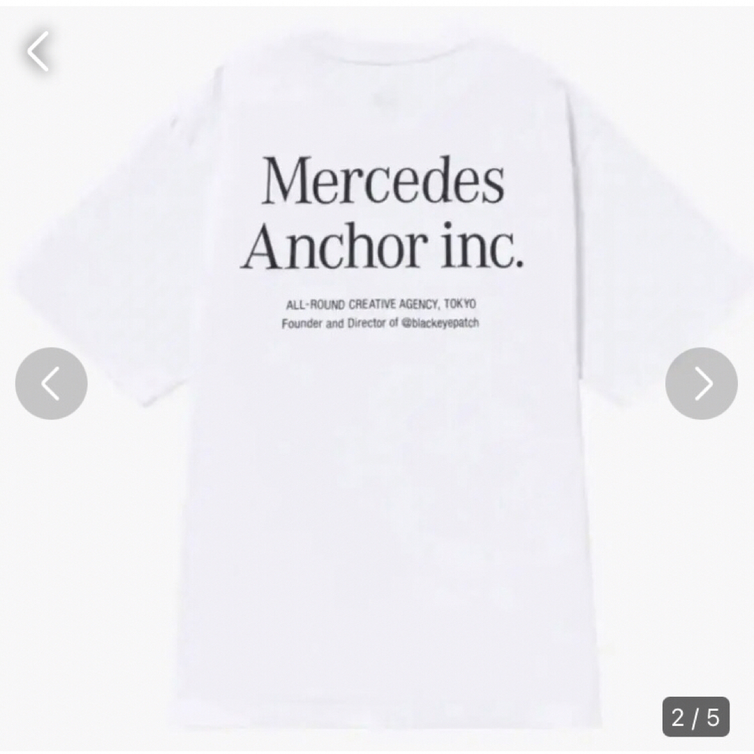 Mercedes anchor inc. ポケットTシャツ 白　L