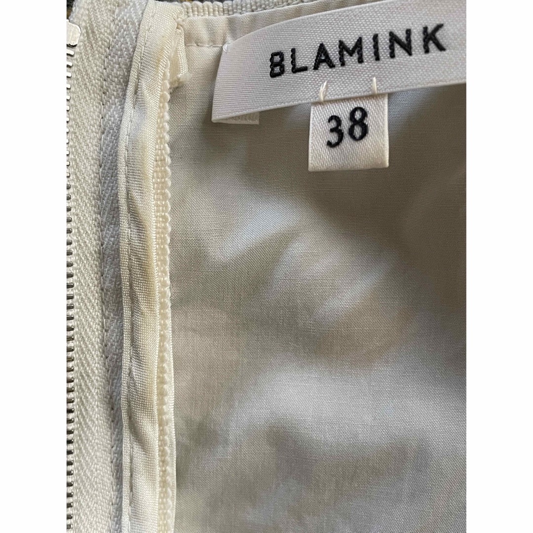 ブラミンク BLAMINK レーストップス ブラウス 半袖ブラウス 少々難有