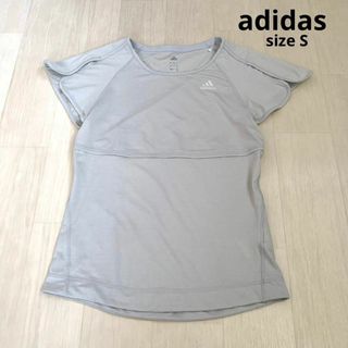 アディダス(adidas)のadidas アディダス　トップス　ヨガウェア　スポーツウェア　Sサイズ　半袖(Tシャツ(半袖/袖なし))