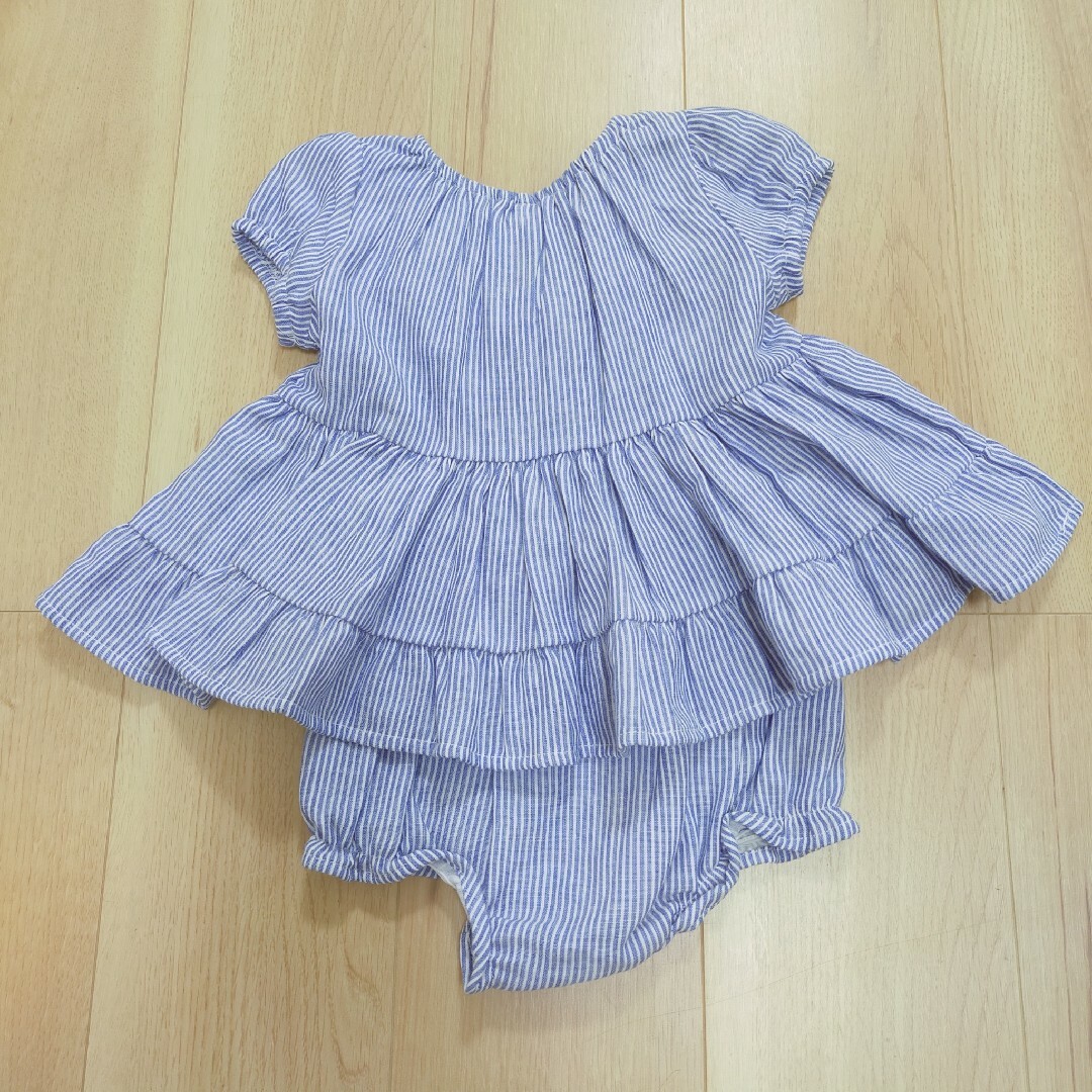 [タグ付き新品未使用] ワンピース90♡パンツ付き キッズ/ベビー/マタニティのキッズ服女の子用(90cm~)(ワンピース)の商品写真