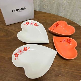 レノマ(RENOMA)のハート皿セット　renoma(食器)