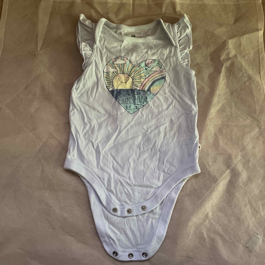 babyGAP(ベビーギャップ)のロンパース　ボディスーツ　70cm baby GAP ペールパープル キッズ/ベビー/マタニティのベビー服(~85cm)(ロンパース)の商品写真