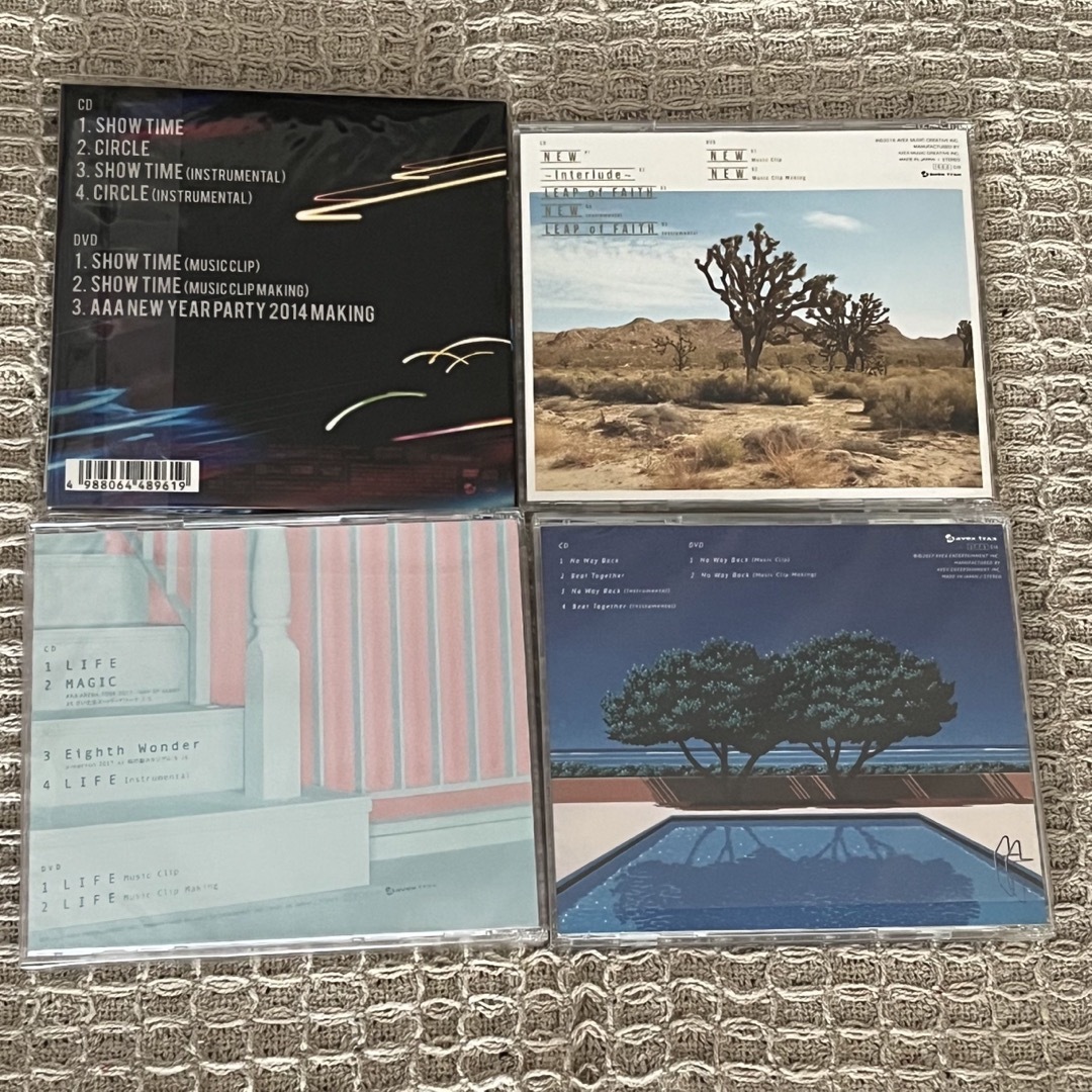 AAA(トリプルエー)の【AAA】CD4枚セット エンタメ/ホビーのCD(ポップス/ロック(邦楽))の商品写真