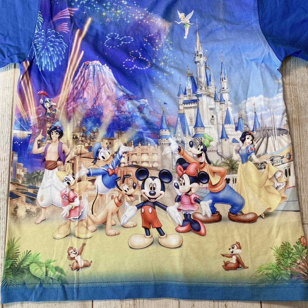 Disney(ディズニー)の【未使用】超レア　東京 ディズニー リゾート オールスター　Tシャツ　120 キッズ/ベビー/マタニティのキッズ服女の子用(90cm~)(Tシャツ/カットソー)の商品写真