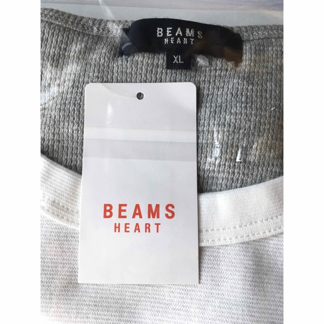 BEAMS(ビームス)の※訳有り【BEAMS/ビームス】フェイクレイヤード 半袖Tシャツ・ホワイト系XL メンズのトップス(Tシャツ/カットソー(半袖/袖なし))の商品写真