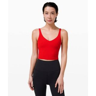 ルルレモン lululemon 長袖ヨガトップス　サイズ2 RED