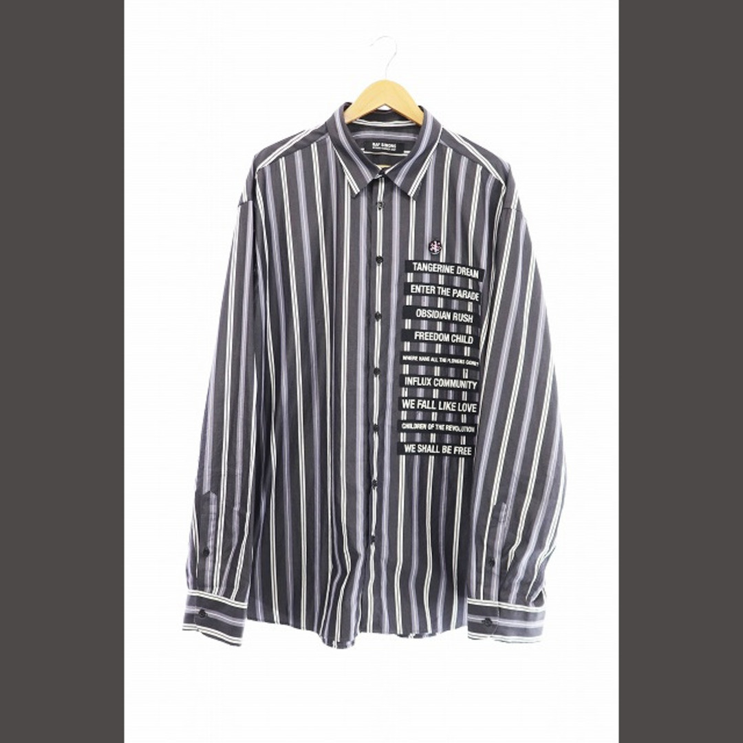 RAF SIMONS 21SS Stripe Overssize Shirt