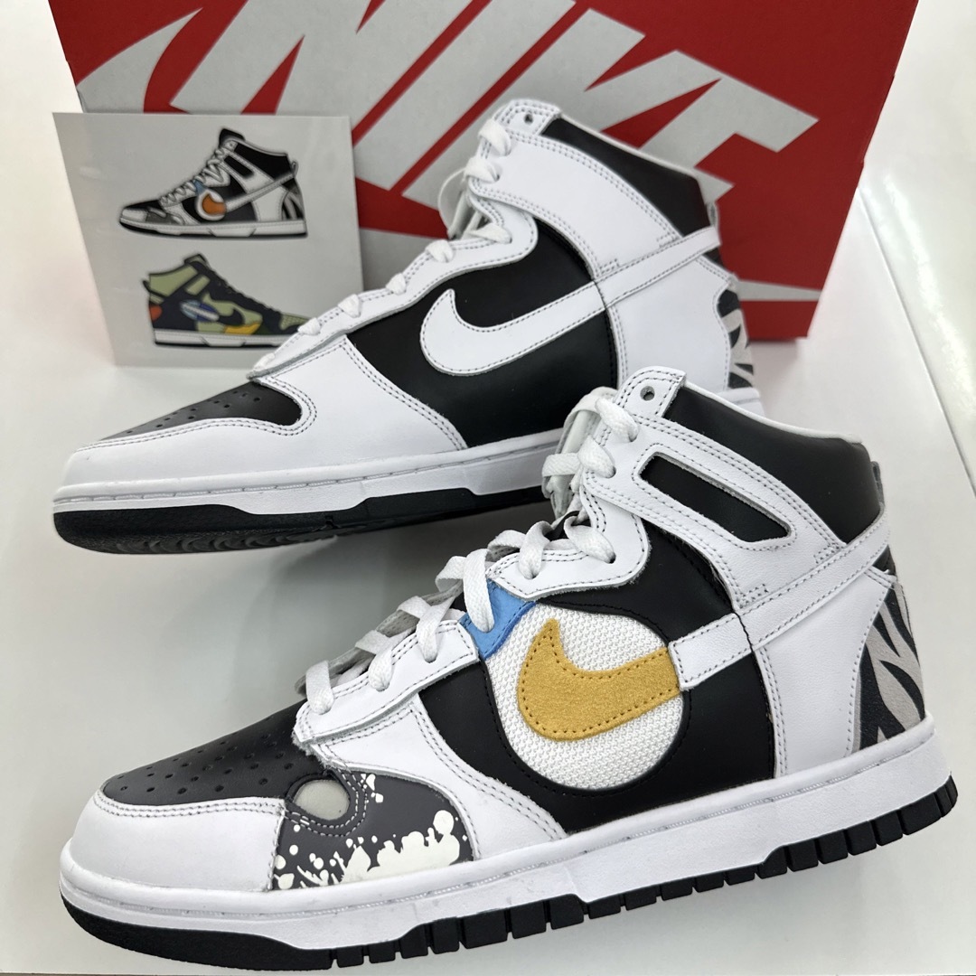 ナイキ DUNK HIGH LX ウィメンズ ダンク ハイ ゼブラ 新品28cm