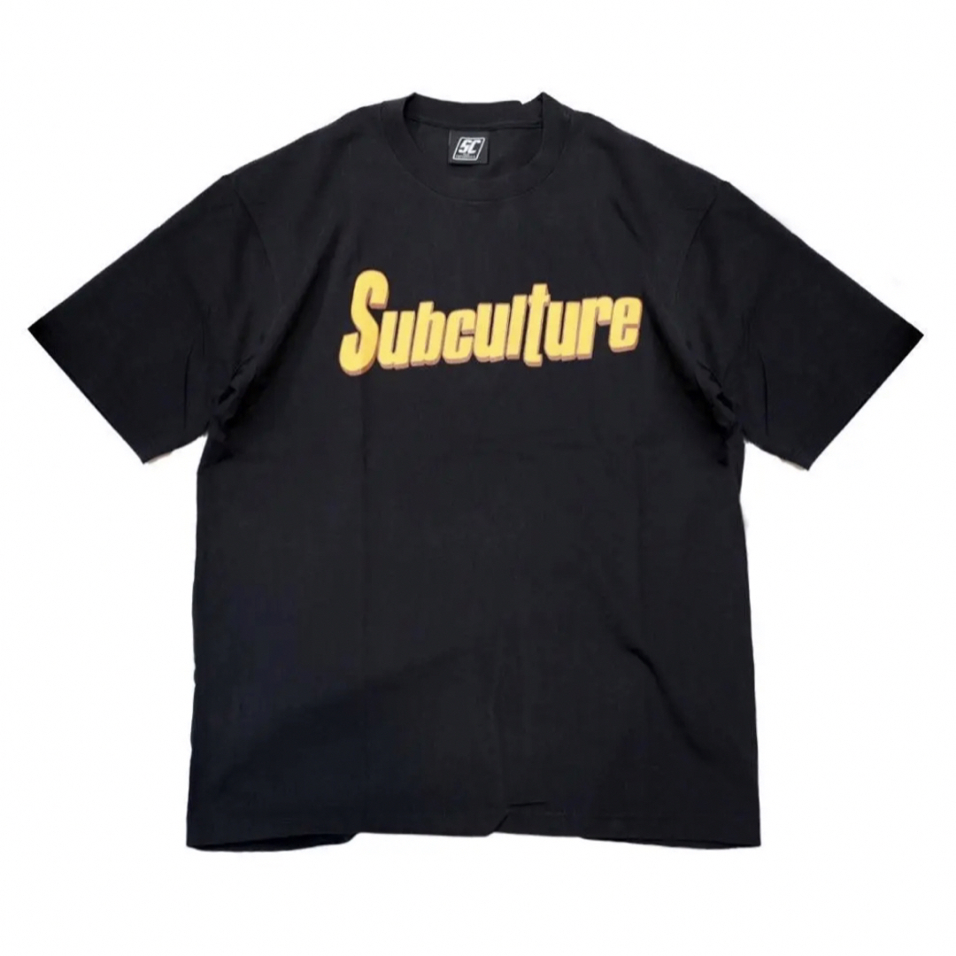 SUBCULTURE T-SHIRT BLACK サブカルチャー サイズ3メンズ