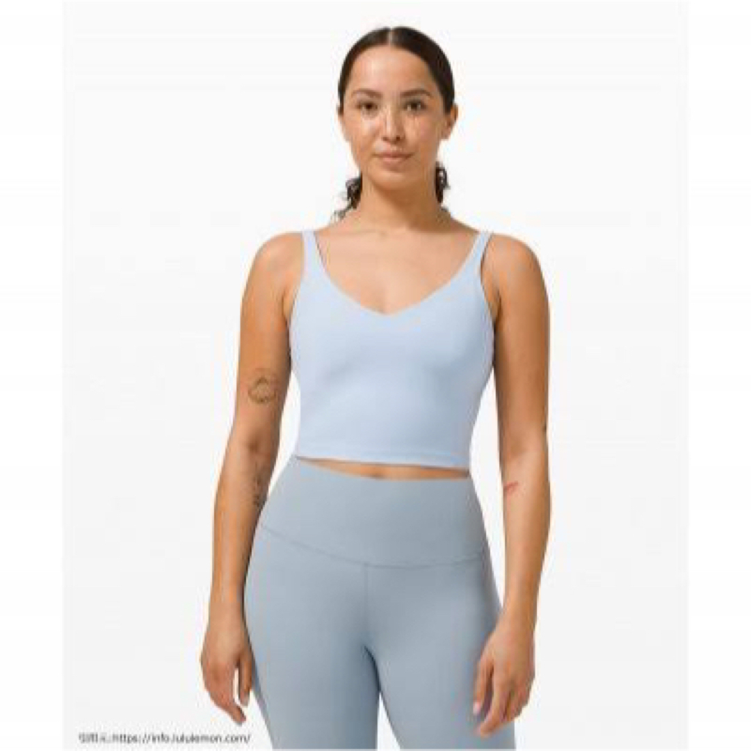 lululemon - lululemon ルルレモン アラインタンク 4 ライトブルーの