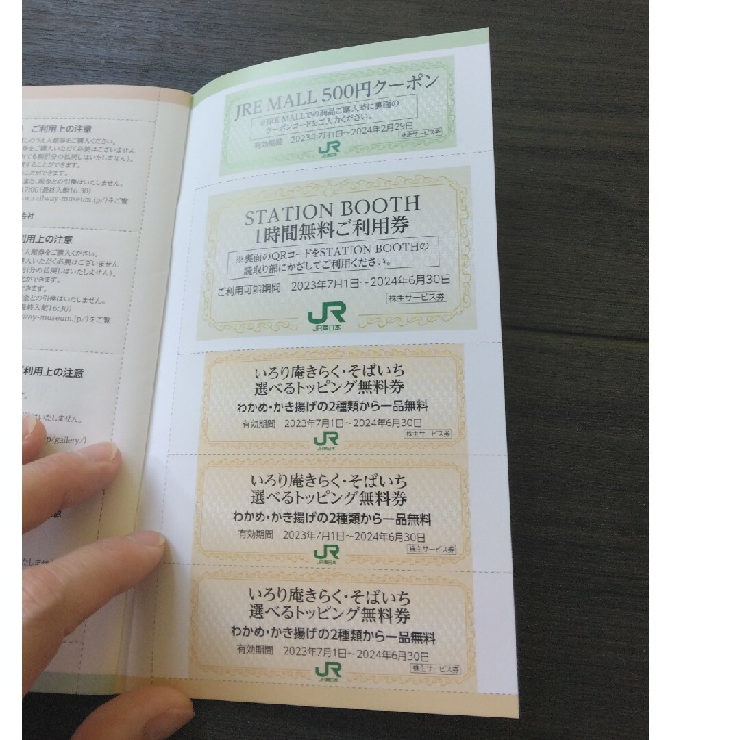 JR(ジェイアール)のJR 東日本　株主優待 チケットの乗車券/交通券(その他)の商品写真