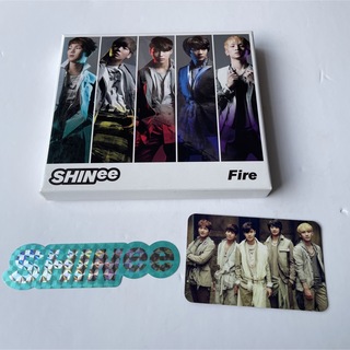 SHINee Fire 初回限定盤　トレカ　ステッカー付(K-POP/アジア)
