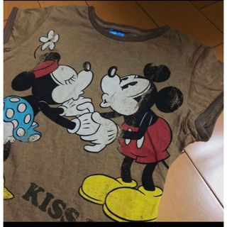 ディズニー(Disney)のディズニーkissmeビンテージ風T(Tシャツ(半袖/袖なし))