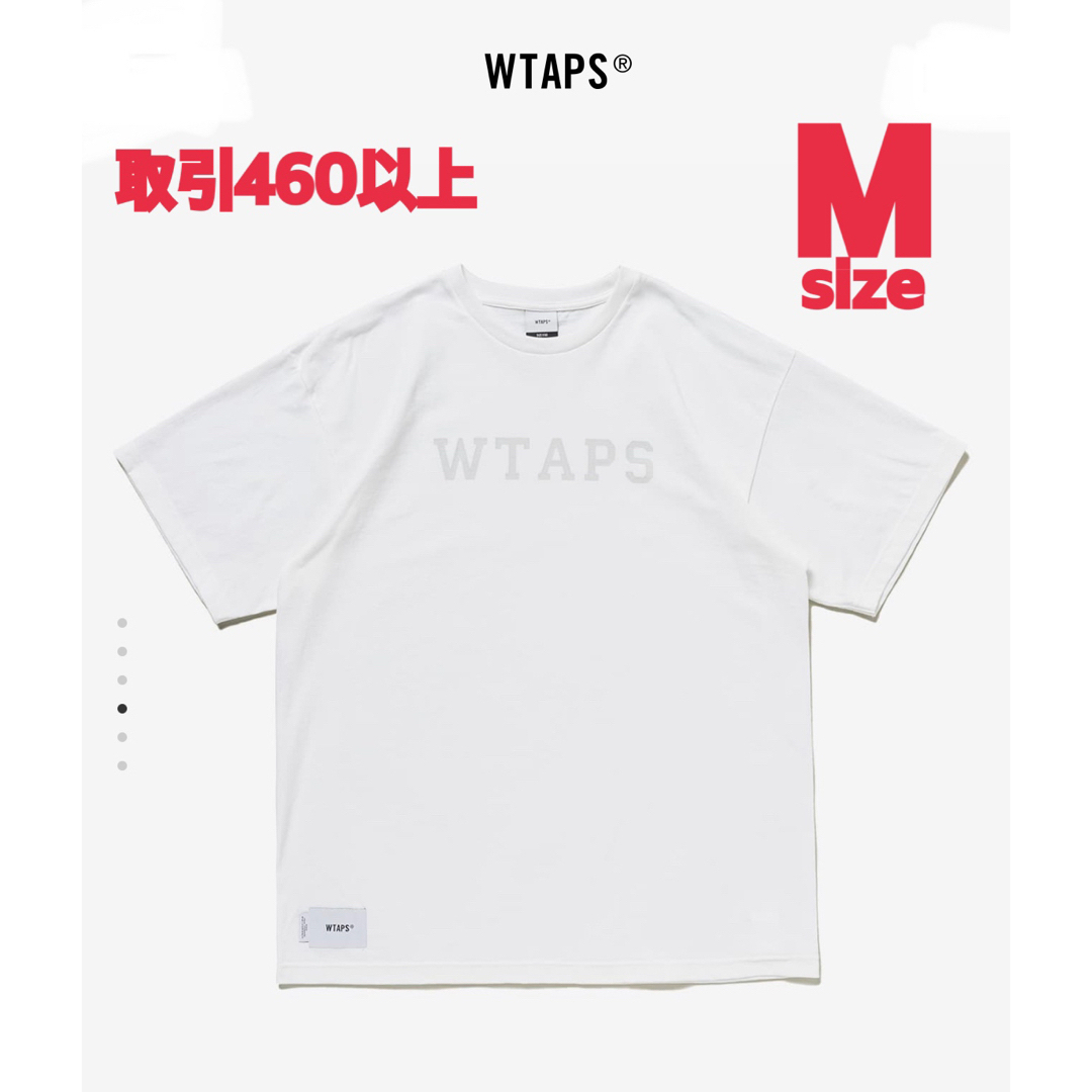 WTAPS 2023SS COLLEGE SS TEE WHITE Mサイズ