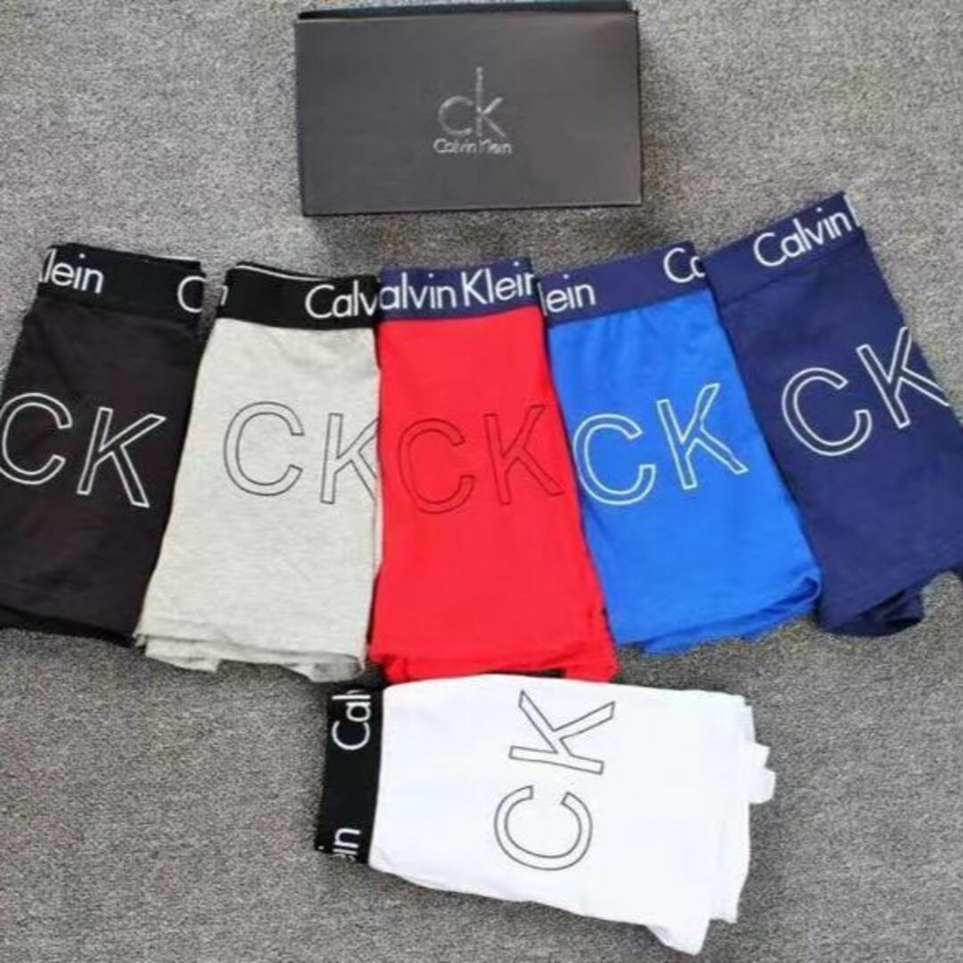 ck Calvin Klein(シーケーカルバンクライン)のカルバンクライン　ボクサーパンツセット　M　6点6カラー メンズのアンダーウェア(ボクサーパンツ)の商品写真