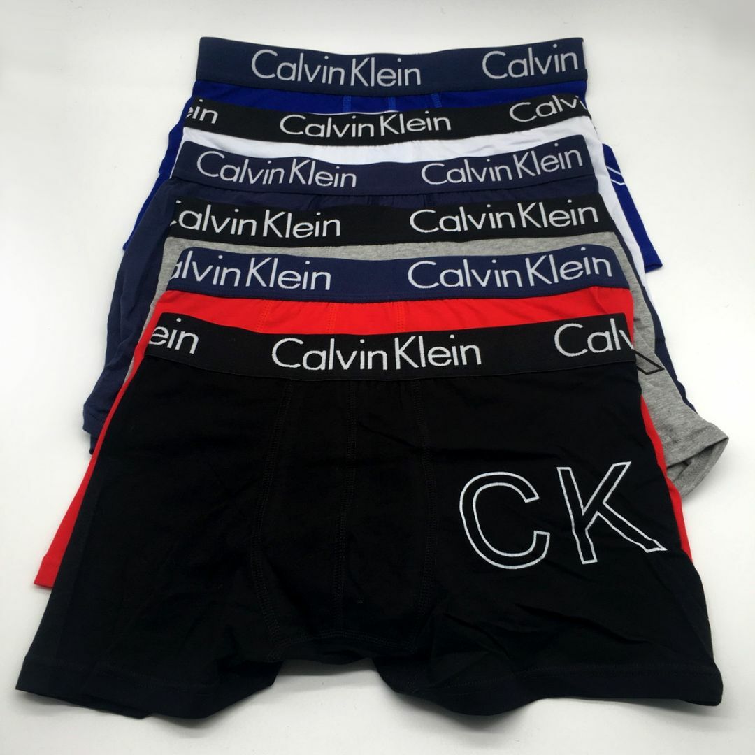 ck Calvin Klein(シーケーカルバンクライン)のカルバンクライン　ボクサーパンツセット　M　6点6カラー メンズのアンダーウェア(ボクサーパンツ)の商品写真