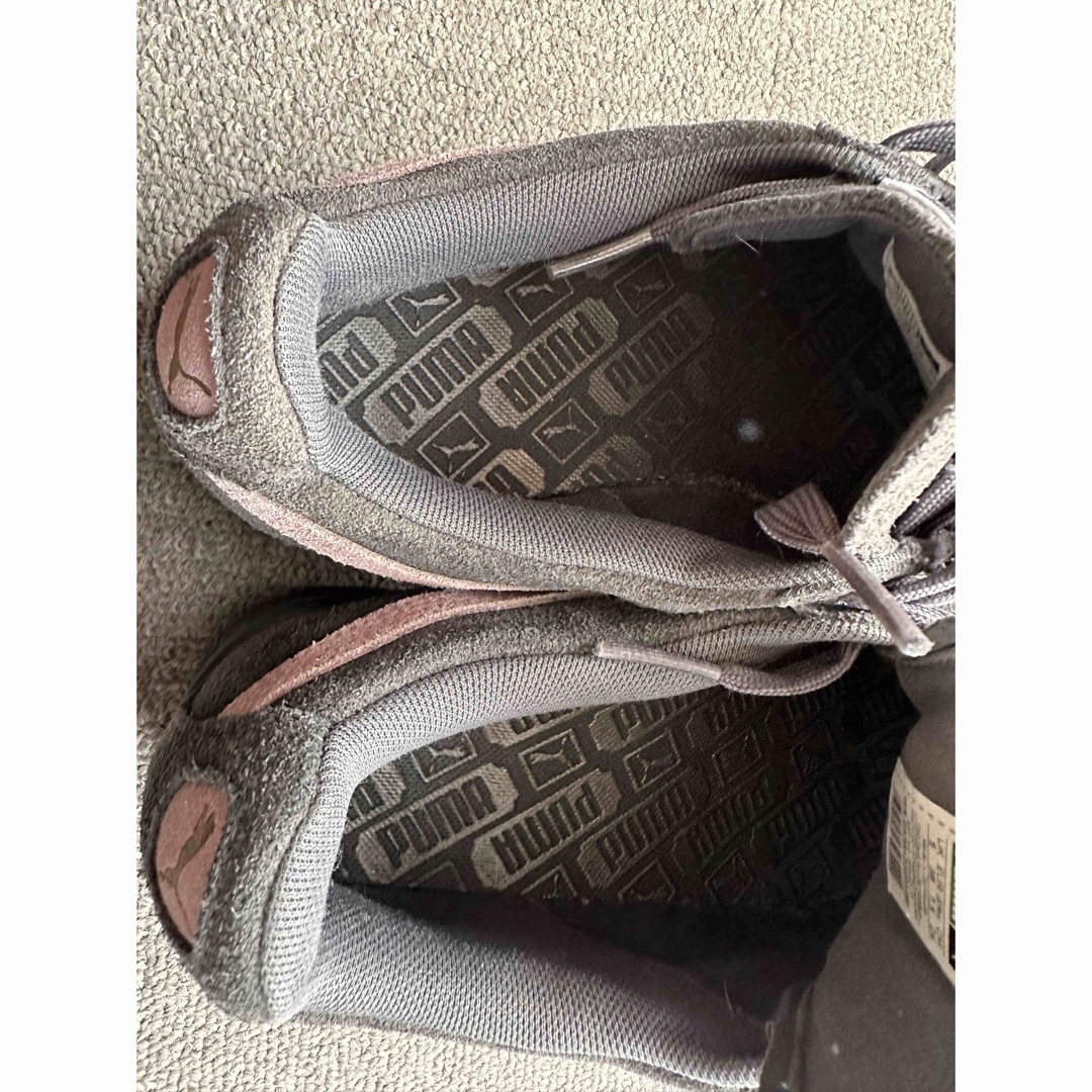 プーマ　PUMA  スエード　SUEDE グレー／ピンク  24㎝ レディースの靴/シューズ(スニーカー)の商品写真
