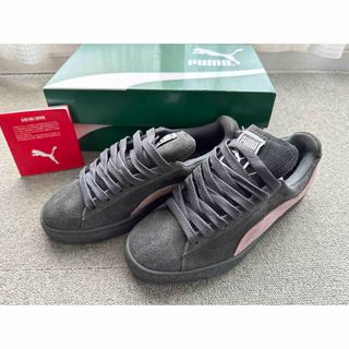 プーマ　PUMA  スエード　SUEDE グレー／ピンク  24㎝(スニーカー)