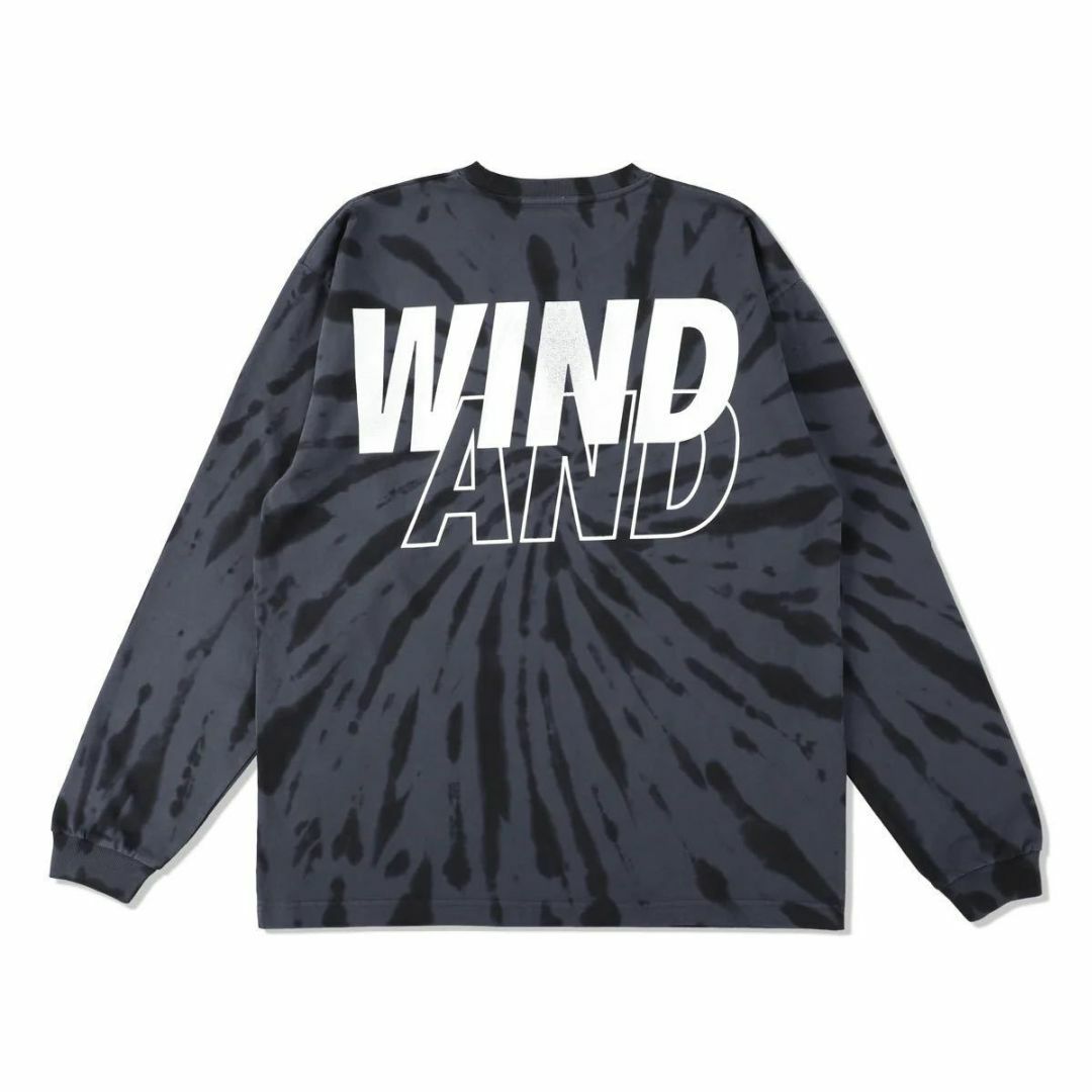 WIND AND SEA - WIND AND SEA SEA TIE-DYE L/S TEE タイダイ 黒の通販 ...