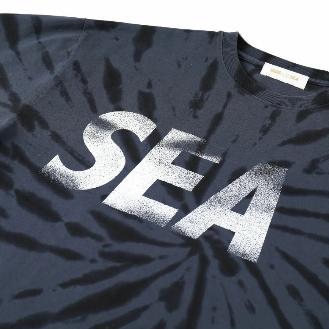 WIND AND SEA SEA TIE-DYE L/S TEE タイダイ 黒-