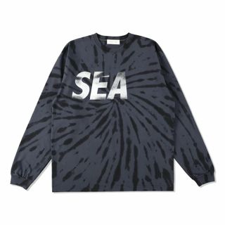 ウィンダンシー(WIND AND SEA)のWIND AND SEA SEA TIE-DYE L/S TEE タイダイ 黒(Tシャツ/カットソー(半袖/袖なし))