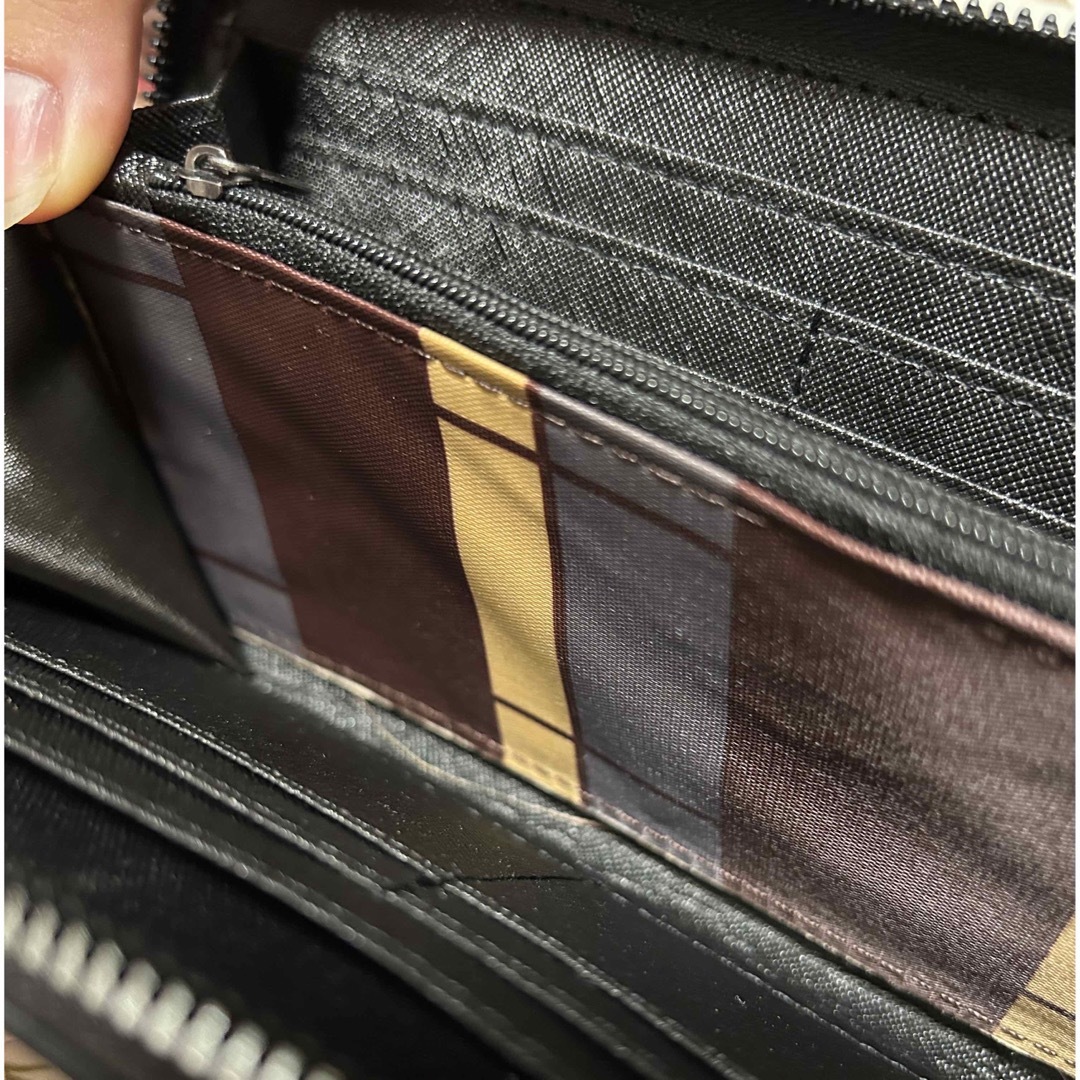 長財布　レザー　ブラック　新品未使用　 メンズのファッション小物(長財布)の商品写真