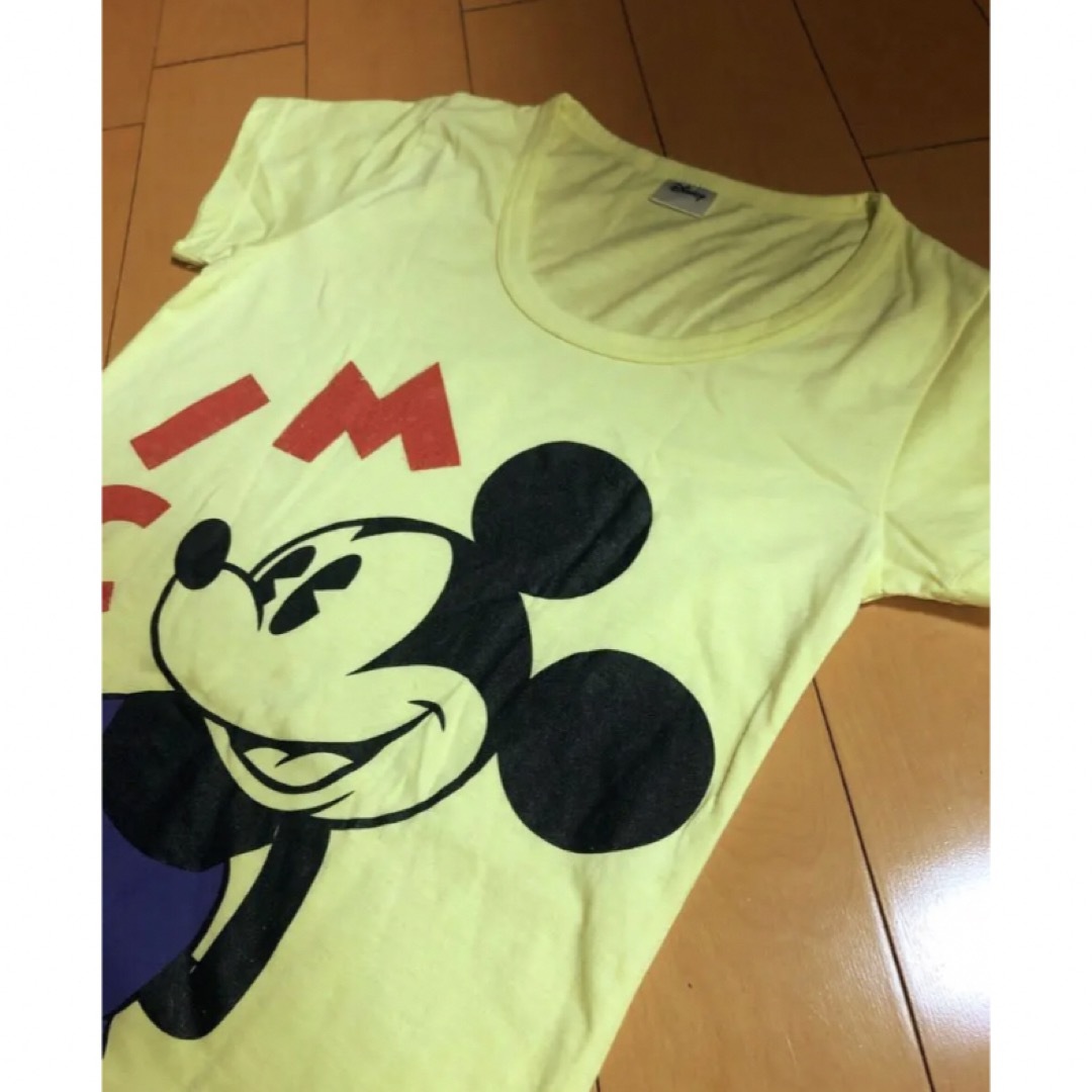 Disney(ディズニー)のミッキーキラキラロゴロングT レディースのトップス(Tシャツ(半袖/袖なし))の商品写真