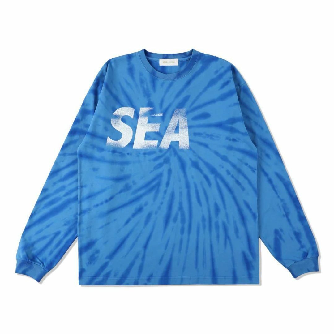 WIND AND SEA SEA TIE-DYE L/S TEE タイダイ 青ブルータイダイサイズ