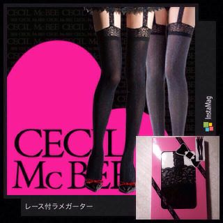 セシルマクビー(CECIL McBEE)のセシル ニーハイガーター（新品）♡(タイツ/ストッキング)