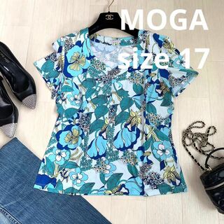 モガ(MOGA)のMOGA 大きいサイズ花柄トップス size 17(Tシャツ(半袖/袖なし))