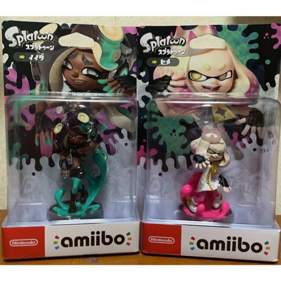 【新品未開封】スプラトゥーン amiibo ヒメ、イイダ(2点セット)