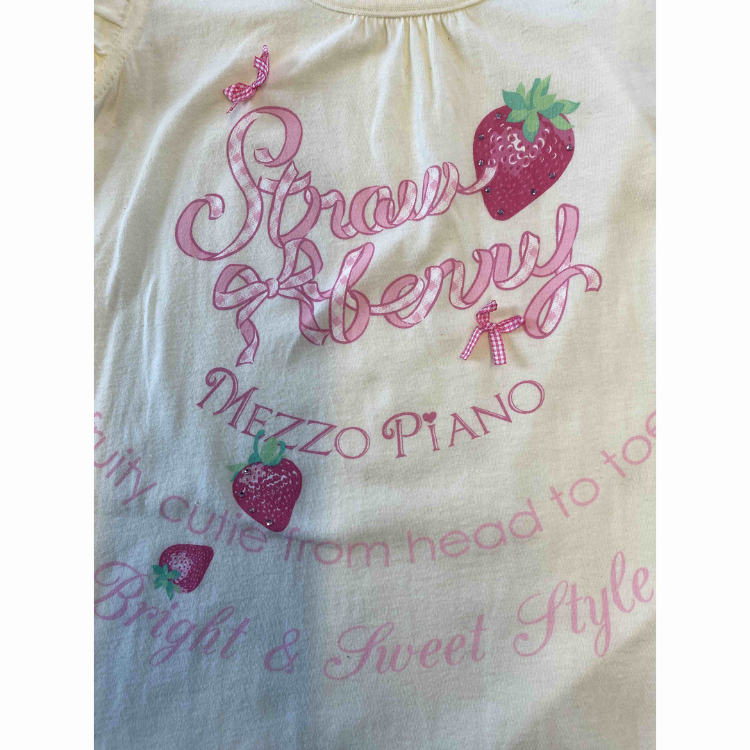 mezzo piano(メゾピアノ)のメゾピアノ140cmノースリーブ キッズ/ベビー/マタニティのキッズ服女の子用(90cm~)(Tシャツ/カットソー)の商品写真