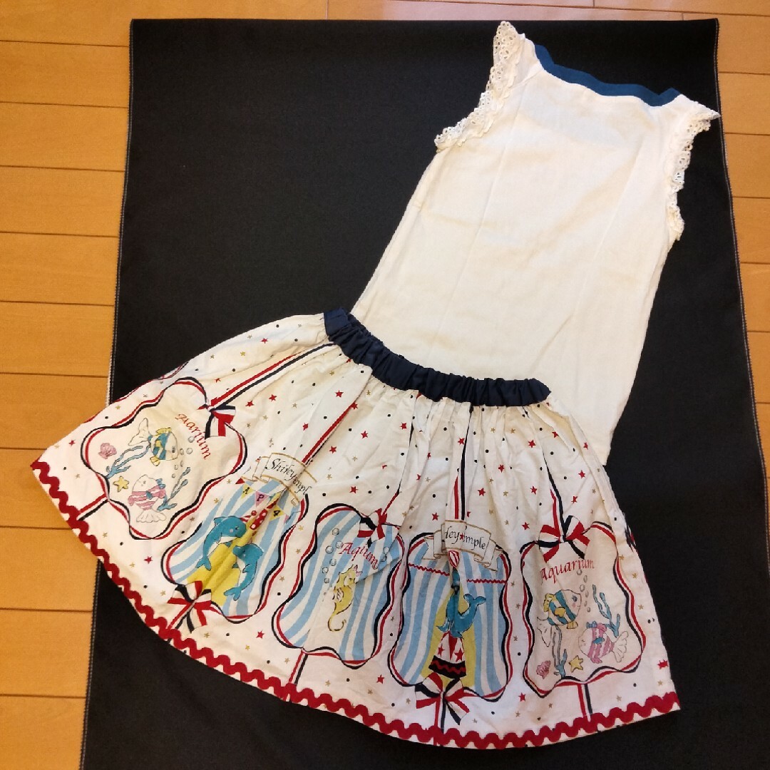 Shirley Temple - 美品シャーリーテンプル120 アクアリウム 上下セット