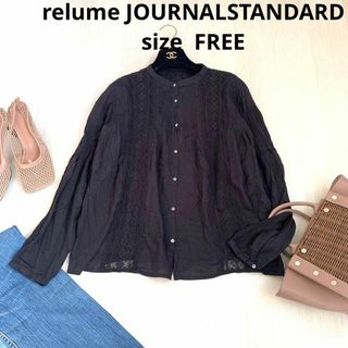 ジャーナルスタンダードレリューム(JOURNAL STANDARD relume)のrelumeJOURNALSTANDARDコットンブラウスsize FREE(シャツ/ブラウス(長袖/七分))