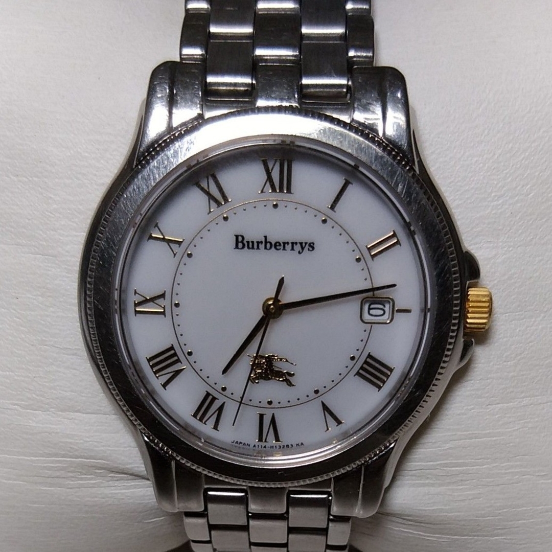 BURBERRY - バーバリー メンズ ソーラーパワー ウォッチ A114-H07383の