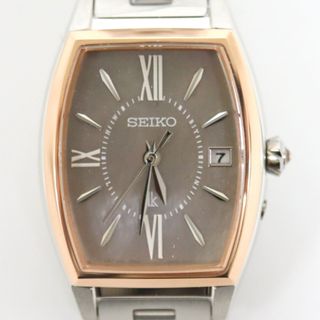 セイコー(SEIKO)の【SEIKO LUKIA】セイコー ルキア レディース 腕時計 ソーラー電波 チタン×シェル文字盤 SSQW072/tm06418kw(腕時計)