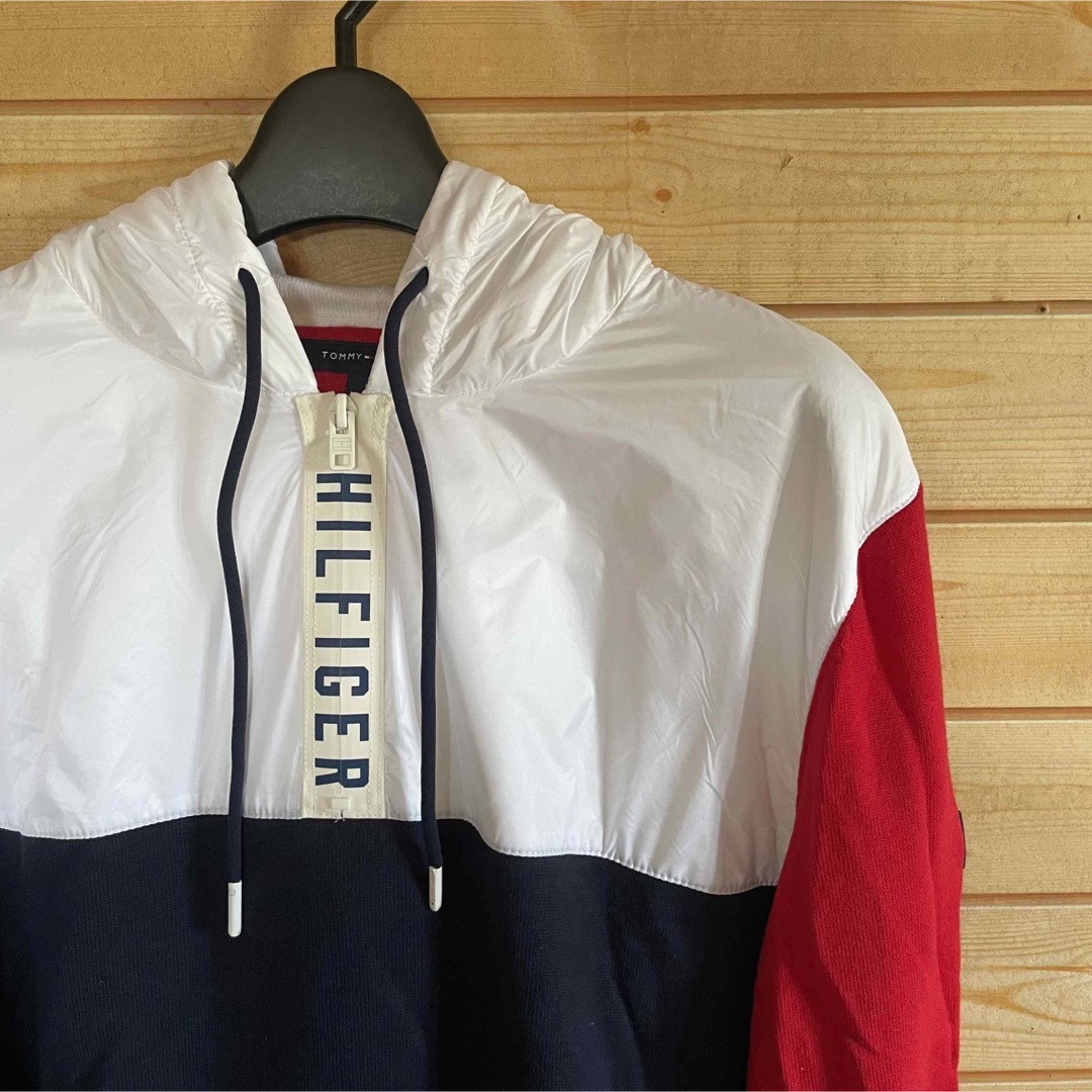 TOMMY HILFIGER(トミーヒルフィガー)の【激レア】海外限定品Tommy Hilfiger90'sリバイバルニットパーカー メンズのトップス(パーカー)の商品写真